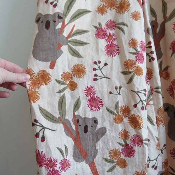 PRINCESS HIGHWAY X MODCLOTH Kool As A Koala Linen Blend Overalls - Size US 10 - Picture 10 of 16